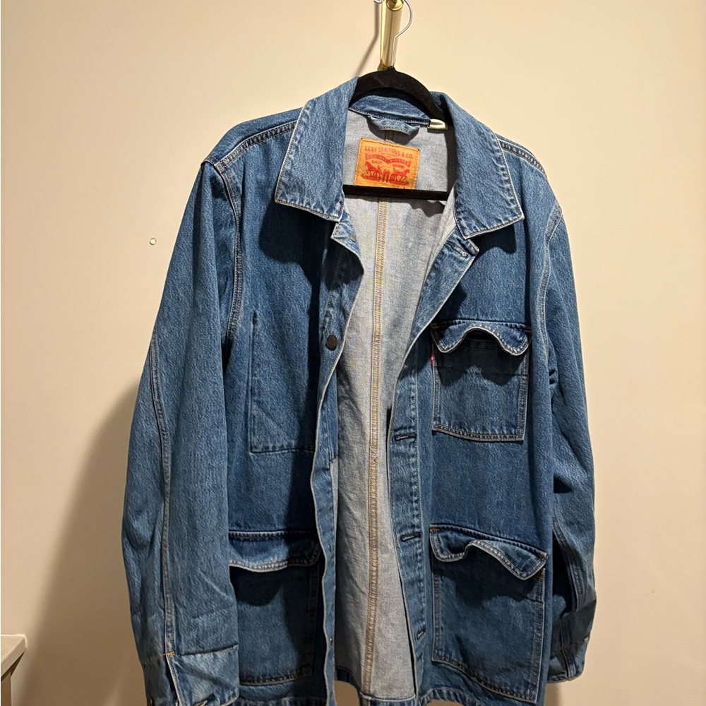 Levi's Blue Denim Shirt Jacket